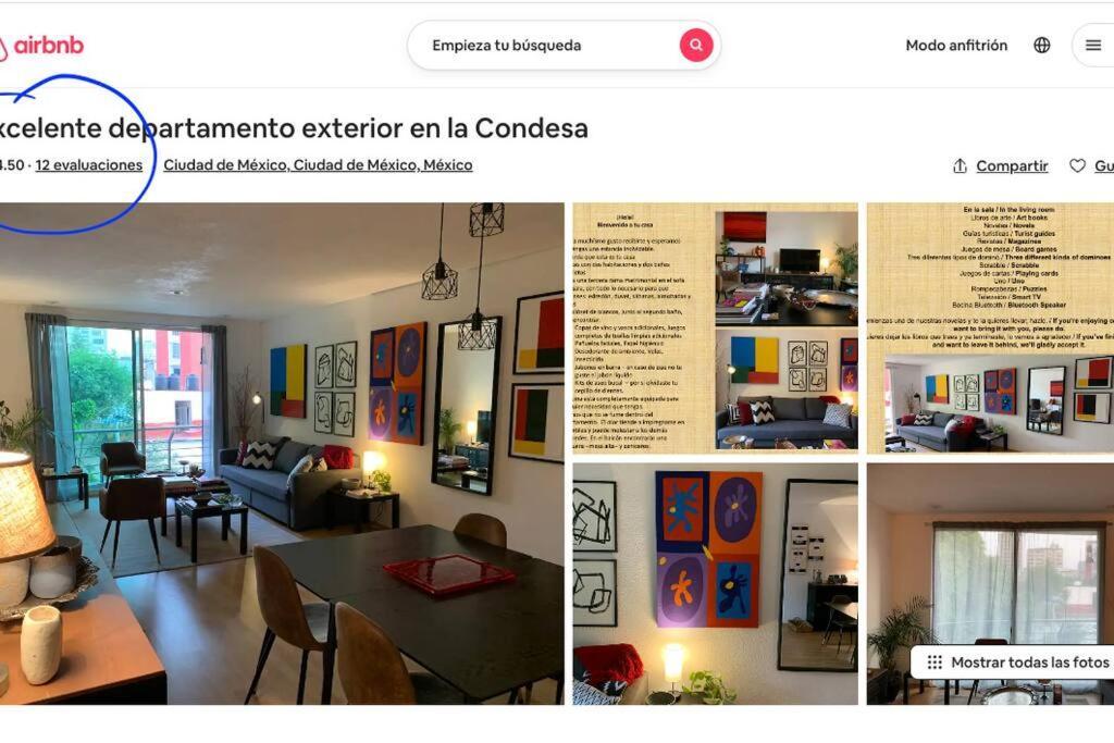 Excelente Departamento En La Condesa Apartment Mexico City Ngoại thất bức ảnh